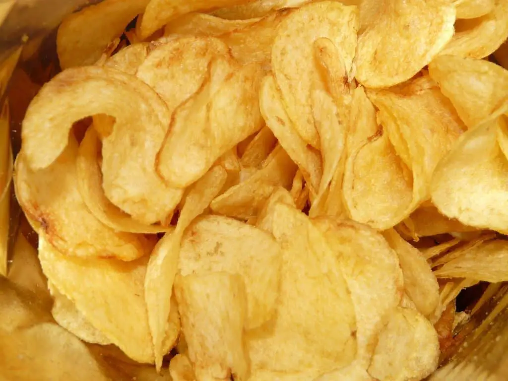 crisps, potato chips, food