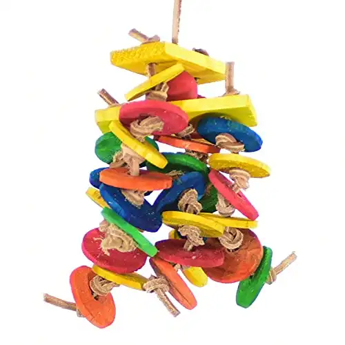 Featherland Paradise Bird Cage Toy, Bird Toys for Parrots, Parakeets, Small and Medium Birds